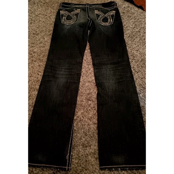 Big Star Jeans Womens 28R Boot Cut Low Rise Light Wash Denim Stretch Liv 30X32 - Picture 4 of 11
